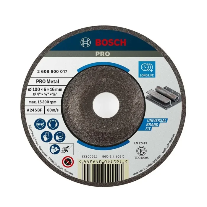 BOSCH Metal Grinding Disc (100 x 6.0 x 16mm - 4) (-1686367271) BOSCH Metal Grinding Disc (100 x 6.0 x 16mm - 4) (-1686367271)