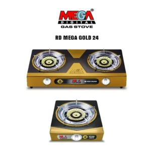 Mega Double Gas Stove RD MEGA GOLD 24 - মেগা ডাবল গ্যাসের চুলা rd মেগা গোল্ড 24