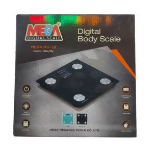 Mega Smart Body Scale machine MG-10 - Digital weighing machine - Health Weight Scale - bathroom scale