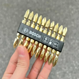 BOSH SCREWDRIVER BIT SET (PH2-65MM) (10 PCS) (2608521042) - Bosh স্ক্রু ড্রাইভার বিট সেট (PH2-65MM) (10 পিস)
