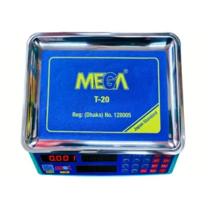Mega Digital Weight Scale 20kg T-20 – নির্ভুল ও দ্রুত ওজন মাপার ডিজিটাল স্কেল
