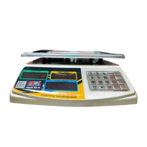 Mega Digital Weight Scale 30 kg (Stainless steel/Metal Plate) (Model: Regular ACS-C6) Price Computing Scale -মেগা ডিজিটাল ওজন স্কেল ৩০ কেজি (স্টেইনলেস স্টিল/ধাতব প্লেট) (মডেল: Regular ACS-C6) মূল্য গণনা স্কেল
