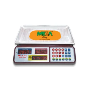 Mega Digital Weight Scale 40 kg (Stainless steel/Metal Plate) (Model: King AS-CA) Price Computing Scale - মেগা ডিজিটাল ওজন স্কেল ৪০ কেজি (স্টেইনলেস স্টিল/ধাতব প্লেট) (মডেল: King AS-CA) মূল্য গণনা স্কেল