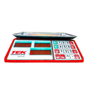 Digital Weight Scale 30 kg (ss Plate) (Model: Tek-350) Price Computing Scale - ডিজিটাল ওজন মাপার স্কেল 30 kg (ss প্লেট) (মডেল: Tek-350) মূল্য গণনা করার স্কেল