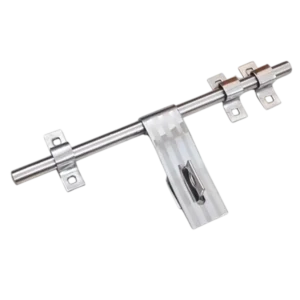 12" Stainless Steel Haze Bolt Aldrop | 2mm স্ট্রাইপ ডিজাইন টেন গোল্ড SS দরজার লক।