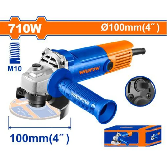 WADFOW WAG35762 710W Angle Grinder – High-Speed, Compact & Reliable Power Tool (2) WADFOW WAG35762 710W Angle Grinder – High-Speed, Compact & Reliable Power Tool (2)